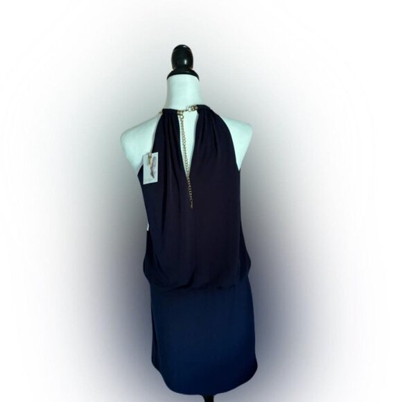 Simpson Navy Halter Dress - Picture 3 of 7
